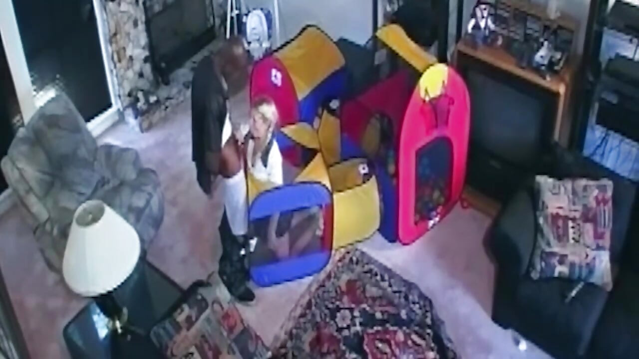 Mature Blonde MILF Takes BBC Deep in Play Tent