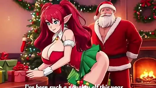 Weihnachtsmann gibt vollbusiger milf zu Weihnachten ein besonderes geschenk