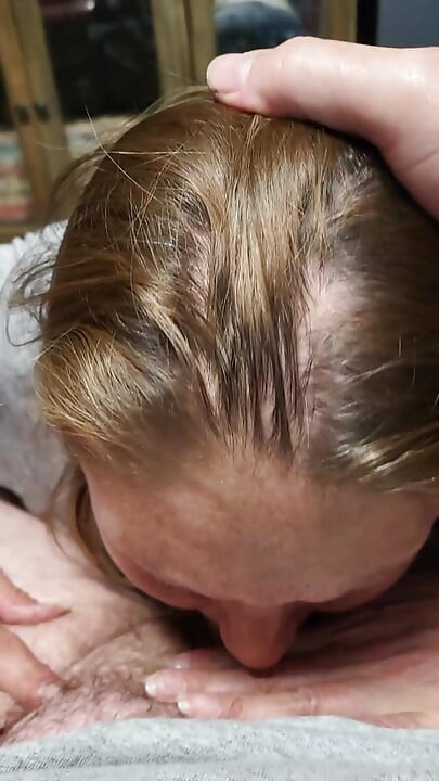 Dirty talking milf while sucking cock talks about why she likes sucking dick and how she wants guys lined up to for a blowjob