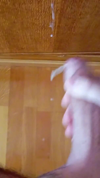 From soft to hard..Close-up of big veiny, pulsating uncut cock, getting huge and very hard with big thick cumload moaning! | Clip 2