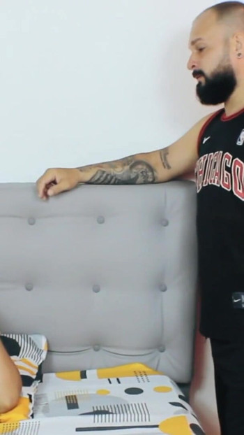 Powerful moment from "Fuck the huge chubby pussy of my best friend's wife! Porn in Spanish"