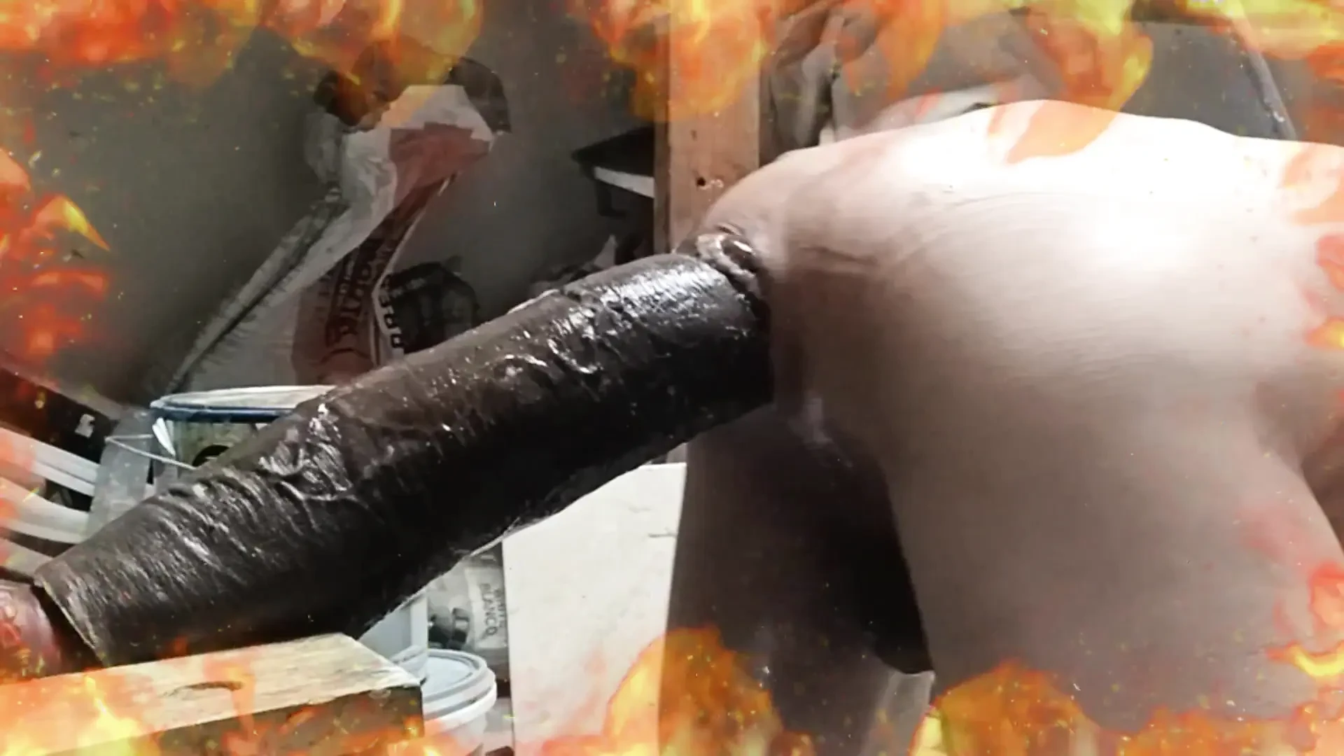 Enorme Polla Negra Destroza Al Gloton