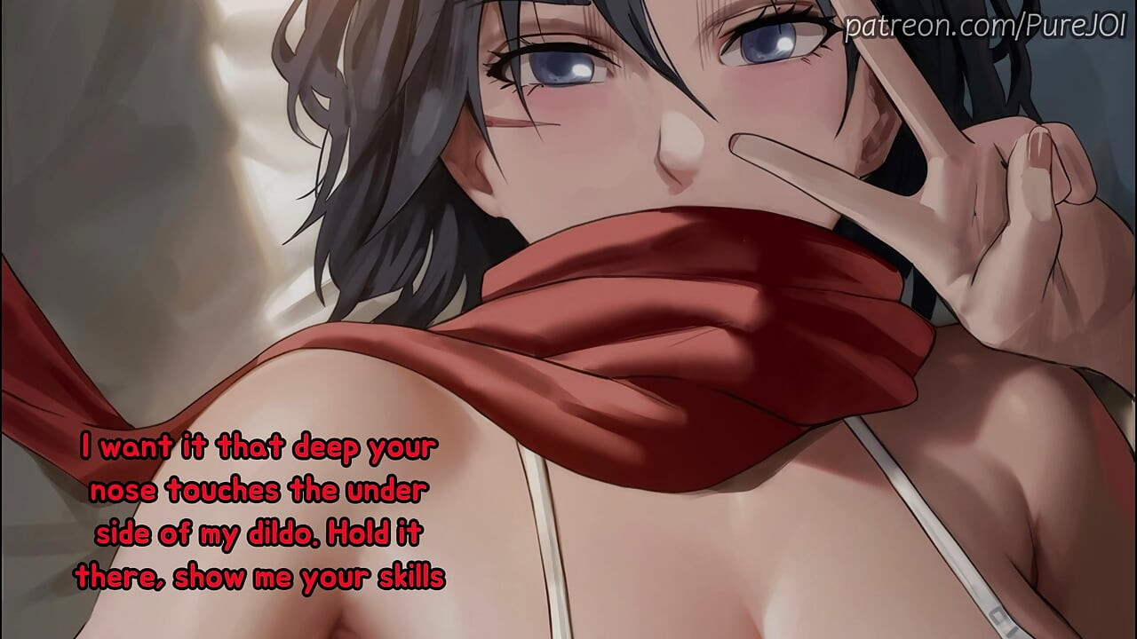 Mikasa Ackerman tests her new young soldier (Anal, Double Orgasm, CEI)