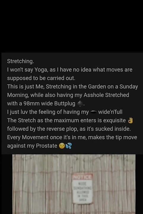 Anal Stretching