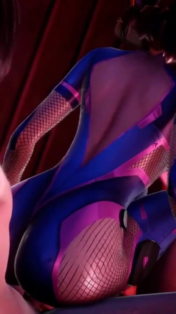 Jaw-dropping moment from "Overwatch Dva big ass with boy by Monarchnsfw (animation with sound) 3D Hentai Porn SFM"