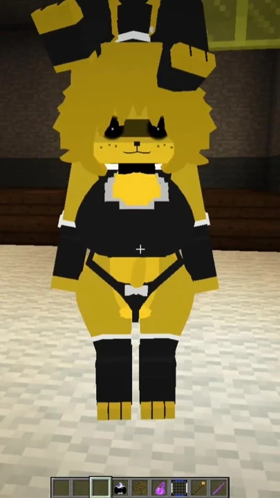 Minecraft Fapcraft: Fazclaire's Nightclub Edition Fucking Type 1 or Golden Bonfie, Golden Bonnie, in ass and face fucking | Clip 3