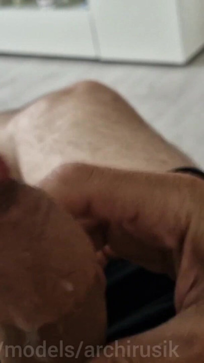 Must-share moment from "Foreskin squirts cum from a bloated huge dick! Exclusive! It's hot!!!"