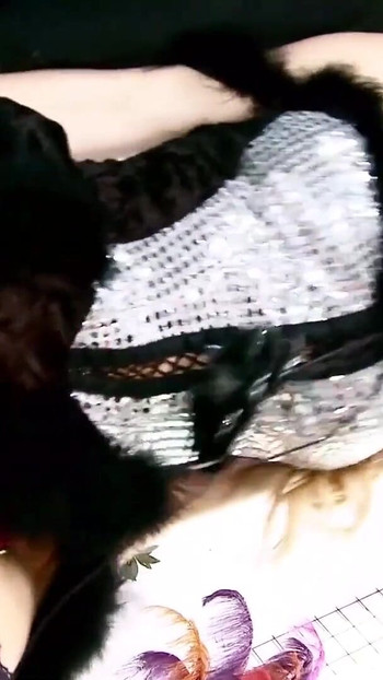 Powerful moment from "The Joker Porn Parody Group Sex with 4 perfect Teen Girls"