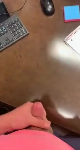 Bae jerks at his desk