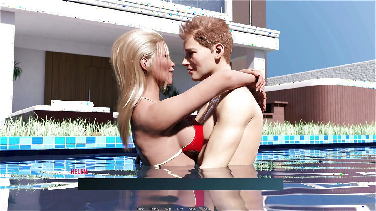 Stepmom Enjoys While Her Stepson Massaging Her Boobs And Ass