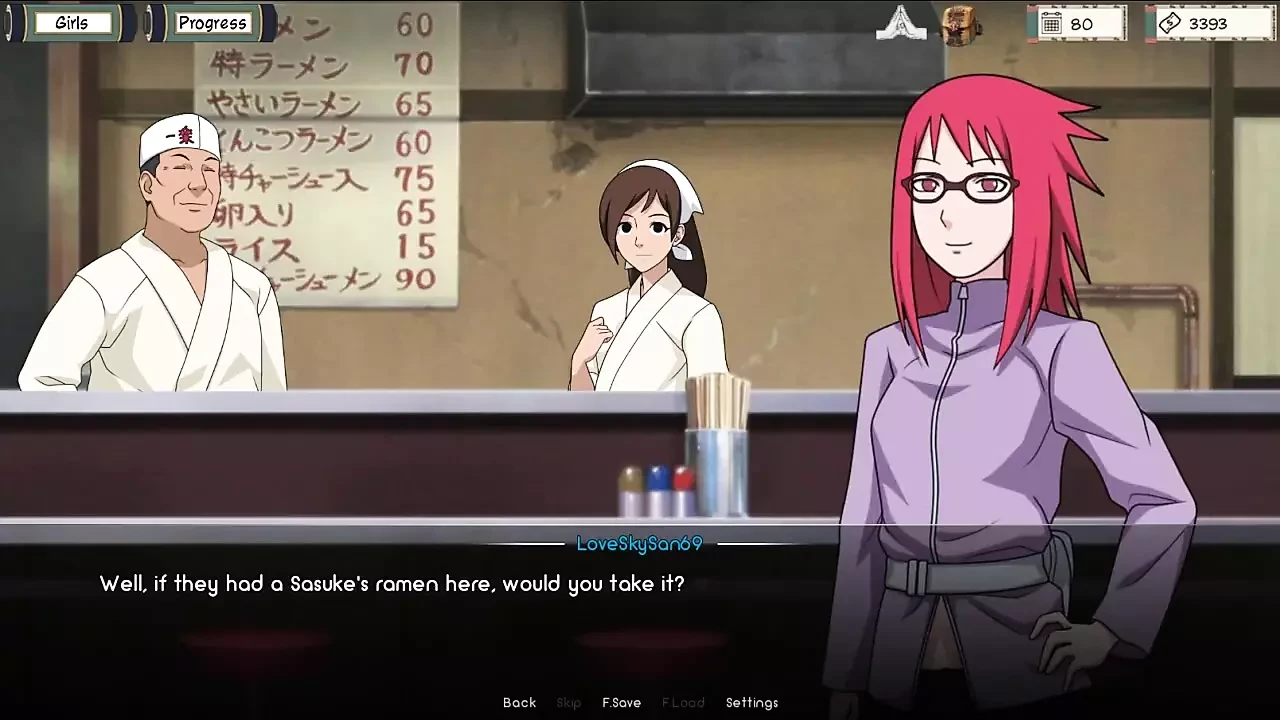 Naruto - Kunoichi Trainer v0.13 Część 32 Gorąca Karin przez Loveskysan69
