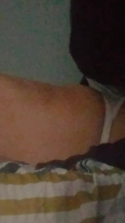 Cock bulge worship Girl perving lusting over guy moaning cumming through thong panties cum through clothes male moans CFNM tug | Clip 1