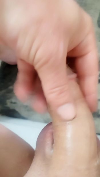 Quick ruined orgasm for smooth limp trans sissy