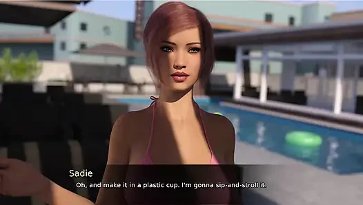 Resort of Temptation 13 I dont think Sadie liked that ive touch the other girls boobs