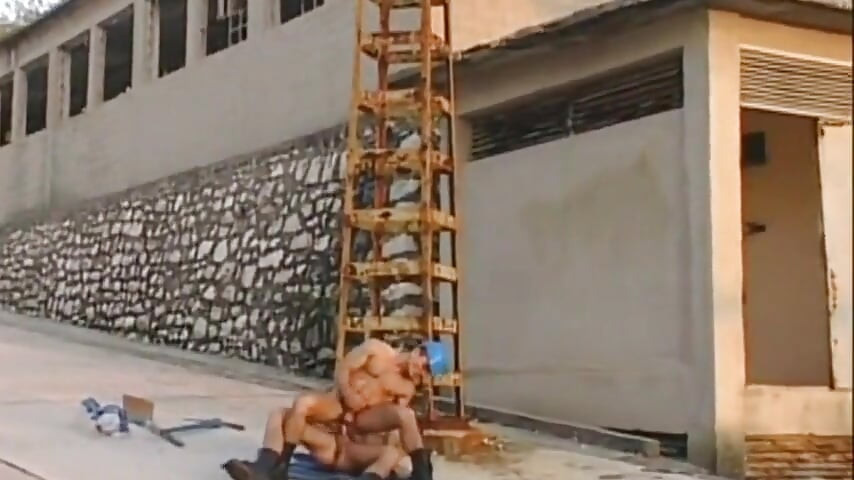 Young Muscular Stud Fucks His Hung Lover Backdoor Outside and Delivers a Huge Cum Blast