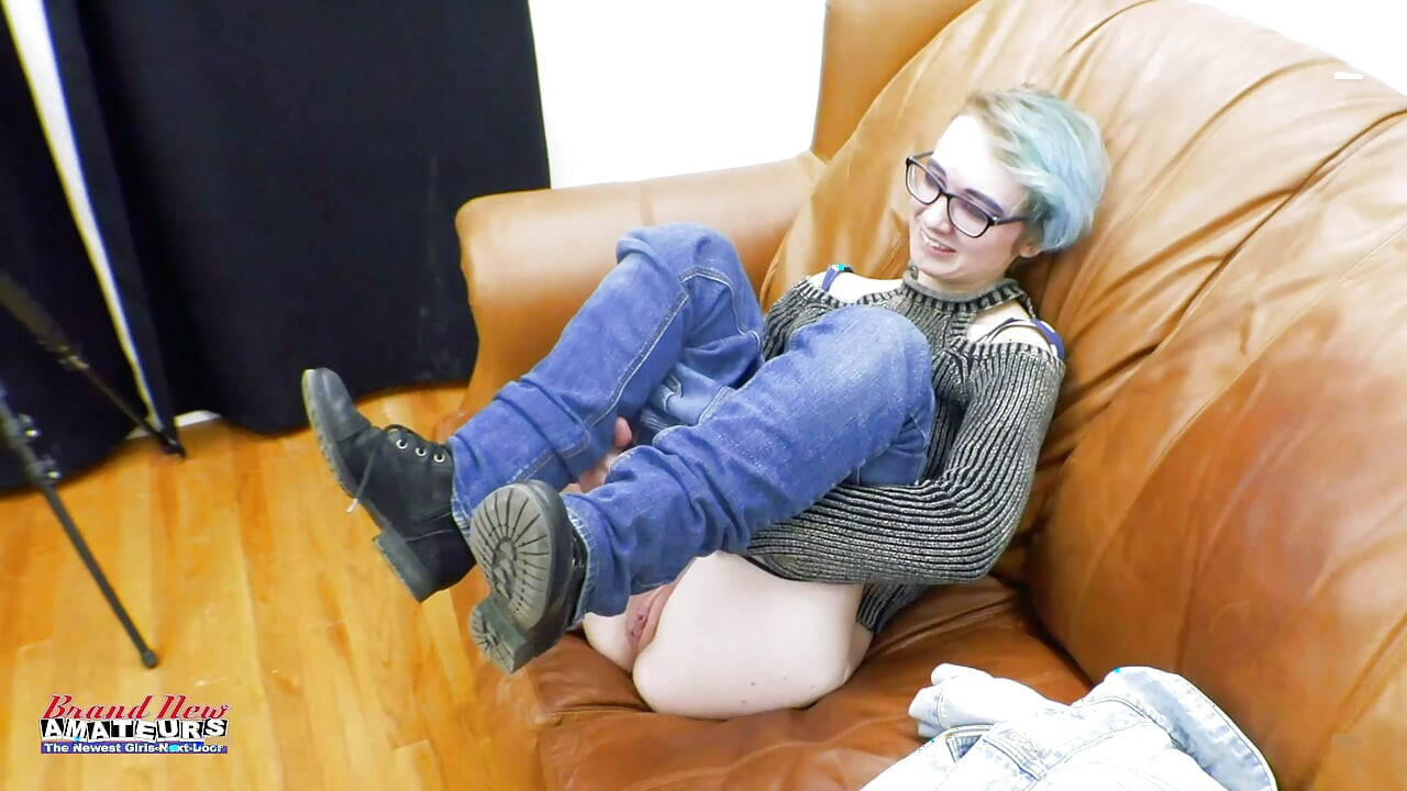 Raven Petite Blonde Amateur Mixes Dildo Play And Messy Throat Action!