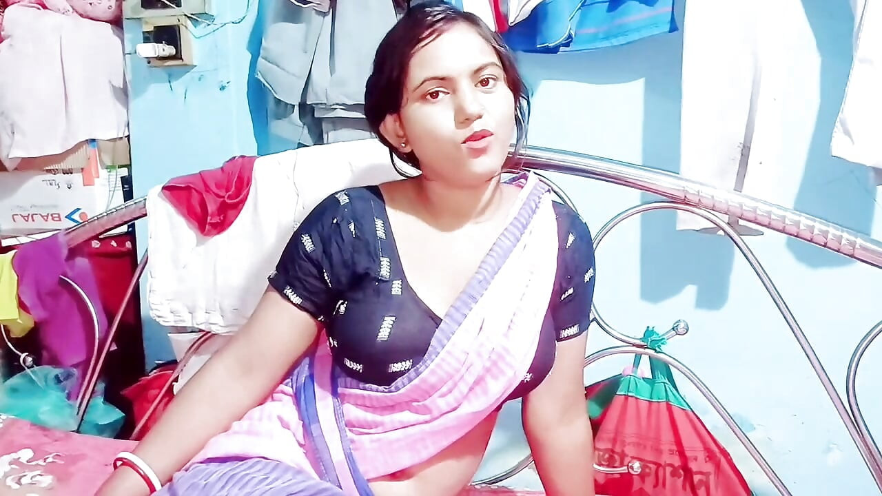 Fui a la casa de bhabhi cuando no está en casa y disfruté mucho con mi encantador bhabhi, video viral hindi completo