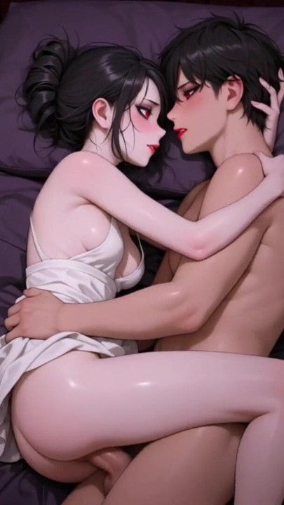 Hentai anime - I'm very horny and I sit on my boyfriend's cock to get his milk out | Clip 1
