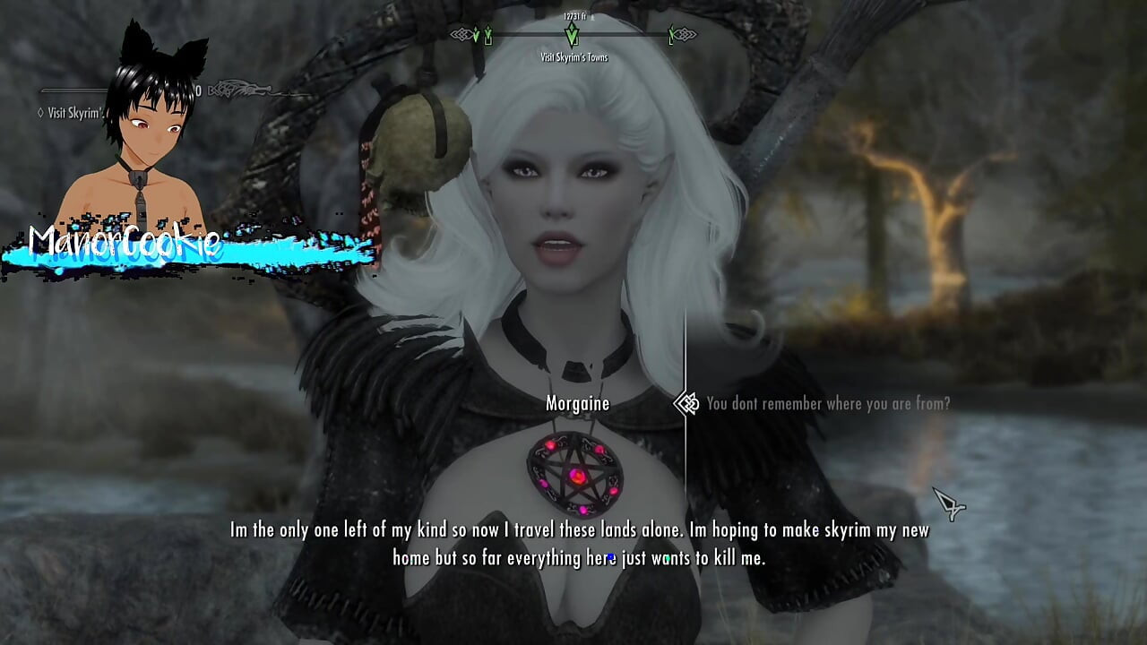 Skyrim B and L mod - Finding Morgaine and helping our her sexual needs
