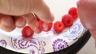 Creamed Raspberries