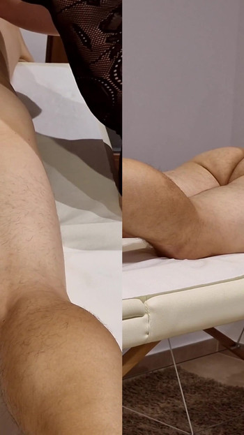 Spectacular moment from "Full Body Massage With Happy Ending - MILF Stepmom Rides My Cock And Gets Creampie"