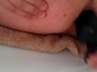 Butt plug play, 4cm to 6cm, anal streching with gape