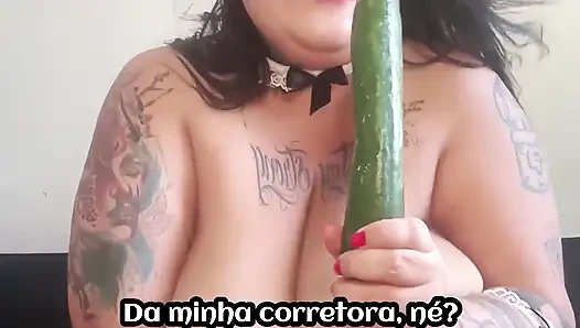I Decided to Become Vegan and Ate Vegetables Through My Pussy - Mary Jhuana