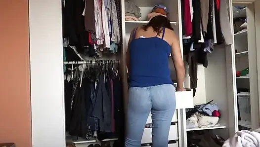 My Beautiful Sister-in-law Gets Dressed in Front of Me and Asks Me to Cu...