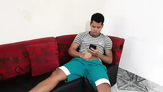 Melany is surprised by her stepbrother's cock