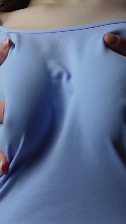 Saggy Titplay with Bouncing, Squeezing and Nipple Sucking