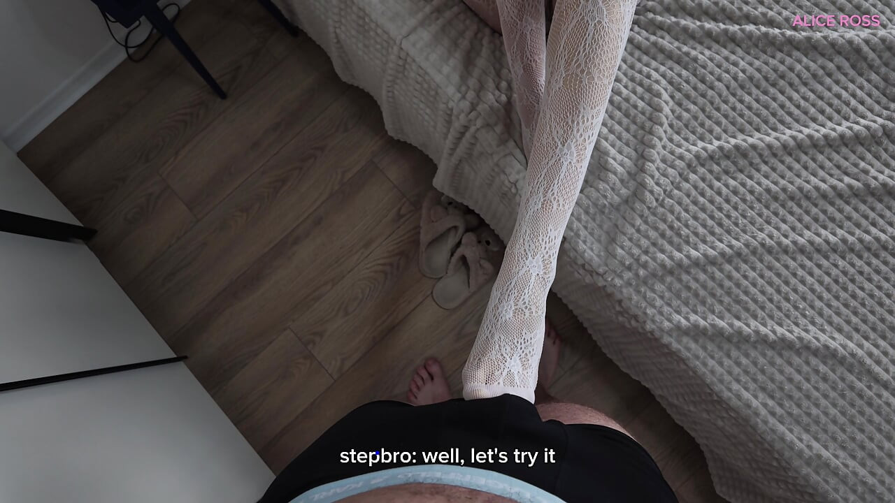 Foot Fetish Stepsister in Fishnets Railed so Hard! She Couldn't Stop Trembling!
