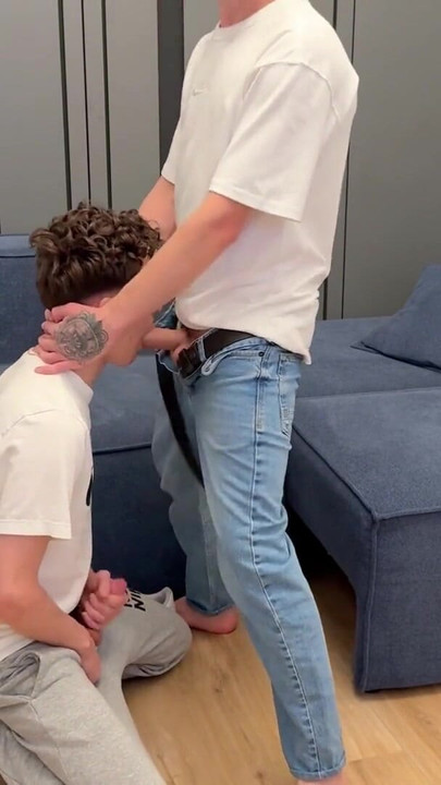 Jaw-dropping moment from "Hot gay blowjob"