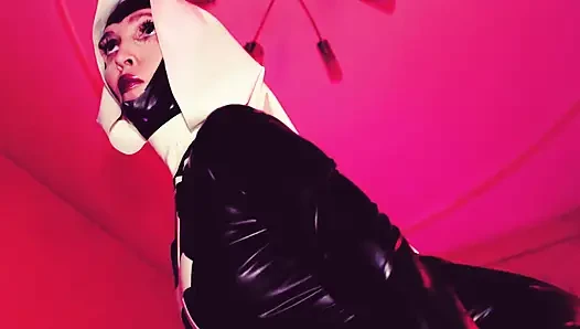 Mistress Eva Latex nun fetish goddess dominatrix milf bdsm femdom solo hot