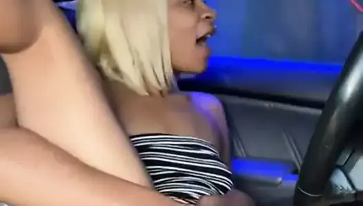 (OF) SS Slima Ebony Caught Masturbating In Car Wash