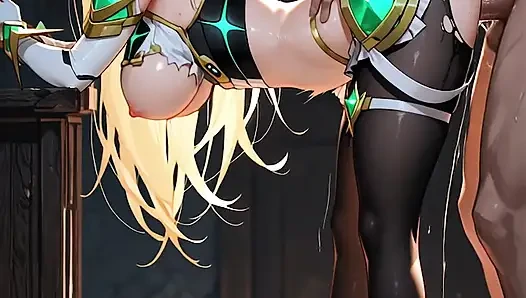 Mythra (xenoblade) hentai animasyonu