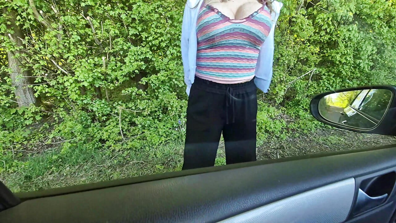 Public Drive Thru With Remote Controlled Vibrator Makes Girl Cumming Hard While Driving Then Fucked In The Car