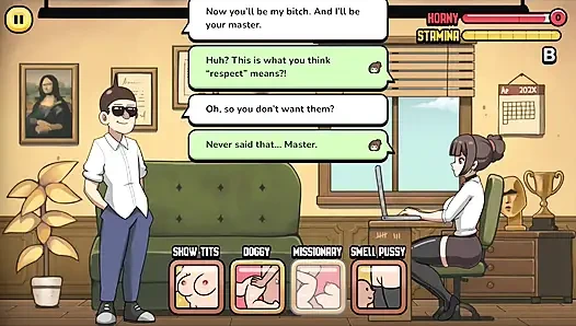 Hentai-spiel - problematischer student - haft lvl 1 - erotische lehrerin