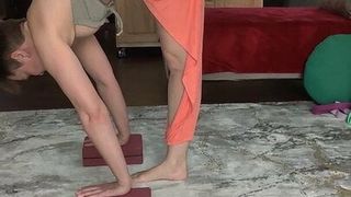 harem pants and leg lifts with Aurora Willows