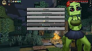 Minecraft Horny Craft - Part 6 - A Really Hot Creeper Babe By LoveSkySan69