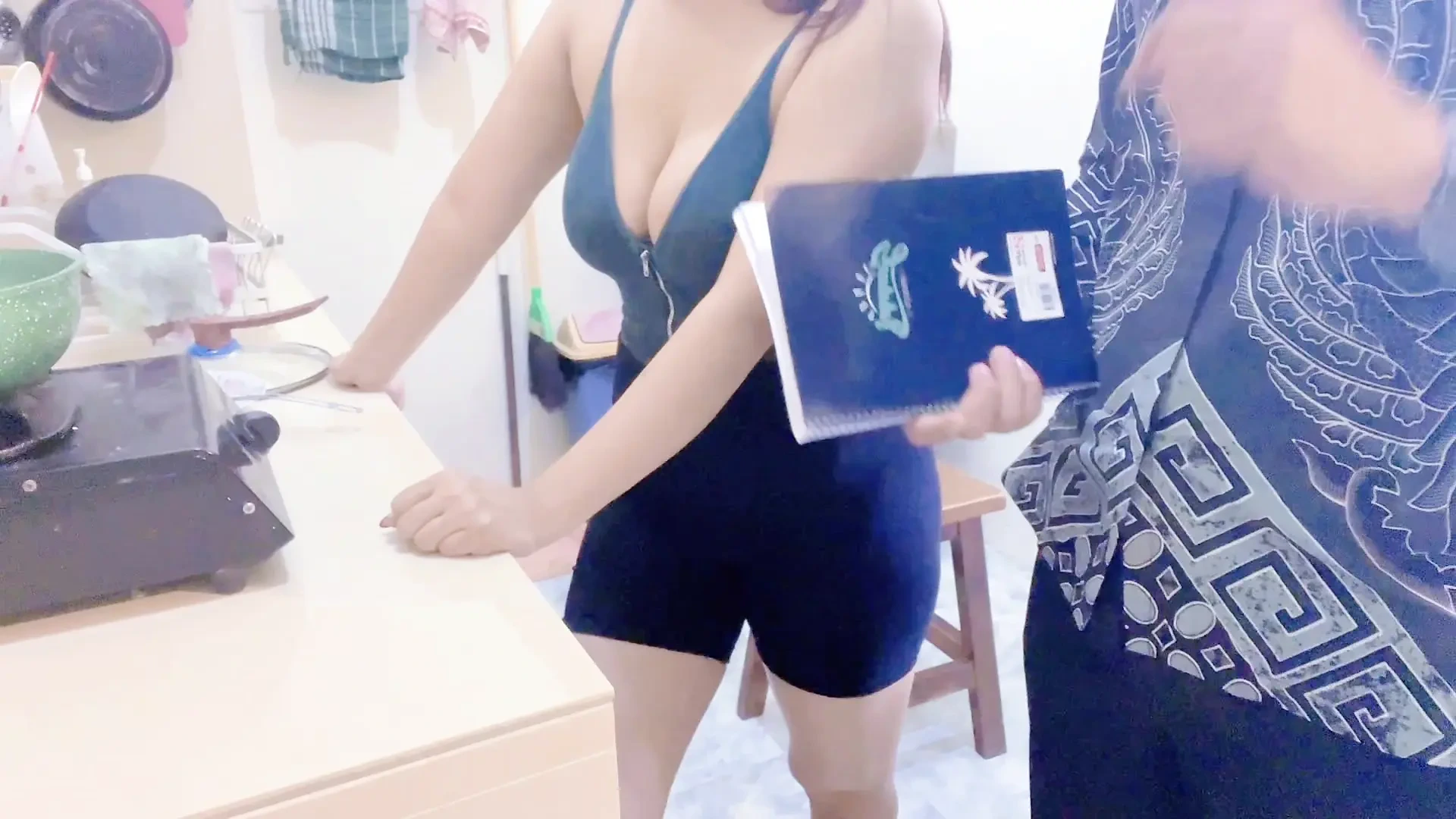 The flirtatious landlady was given a free vagina quota because she couldn’t afford to pay her boarding fee.