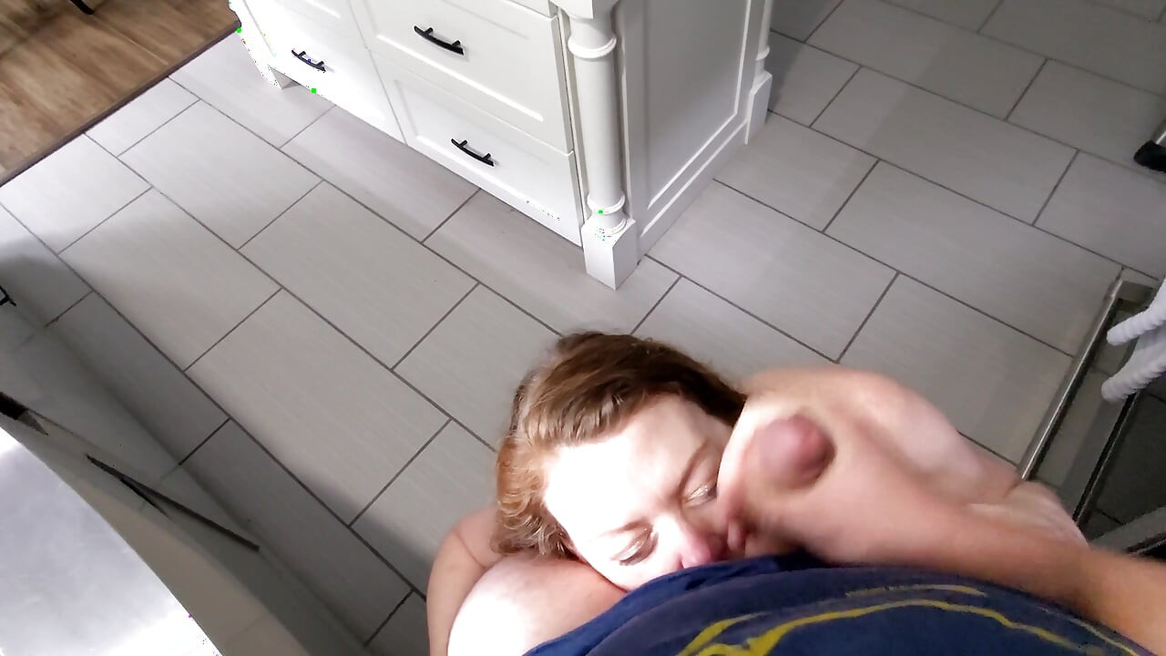 Sex Tape #21 - Kitchen Blowjob During Coffee Time - 6-5-22