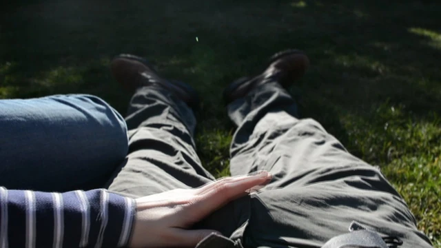 Outside handjob