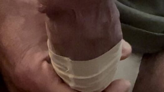 Cock panties and nylon to ruined cum