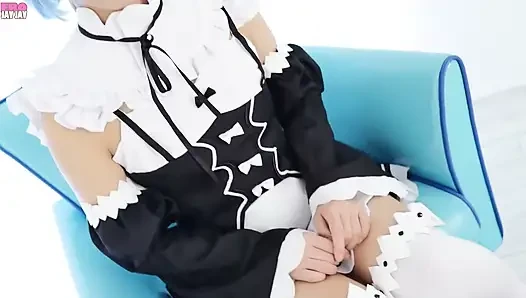 Rem Anime Cosplay Jepang -