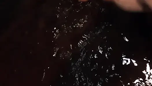 Masturbating in a public washhouse