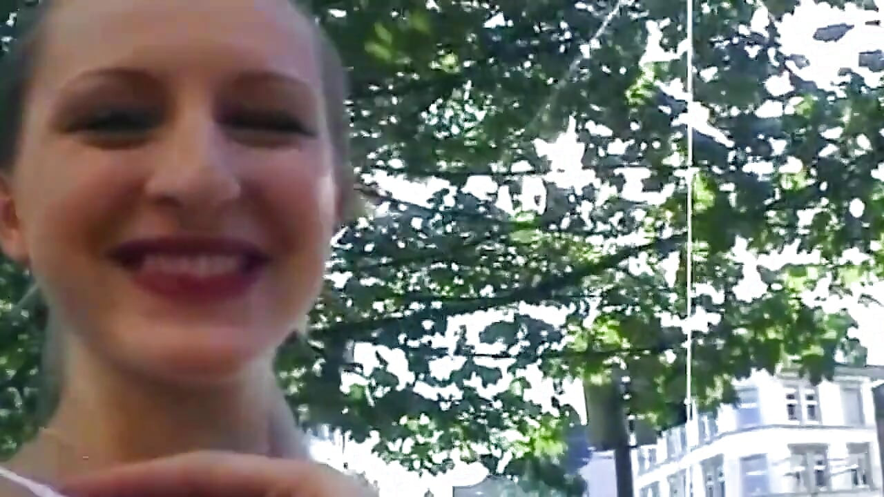 Public Blowjob Tease and Sloppy Fingering Explosion