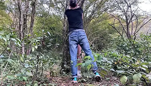 Sapık itaatkar kızla açık havada tanıştım ve amını cezalandırdım