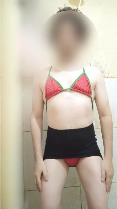 Must-share moment from "Wearing a Brazilian miniskirt and bikini"