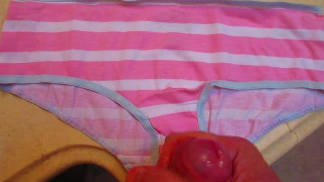 Cum on panties
