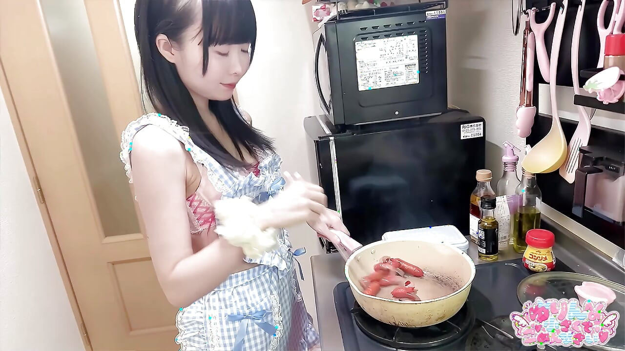 Unable to put your penis in while cooking,  you fall immediately.